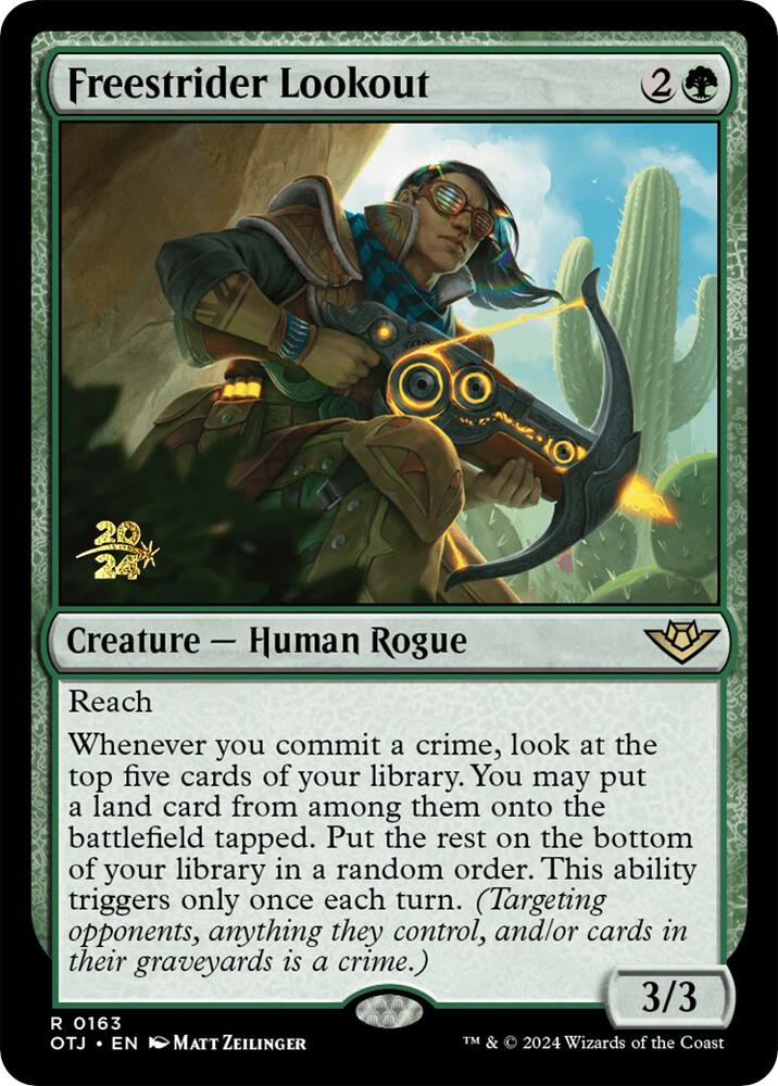 Freestrider Lookout 163 (Prerelease Cards)  - Foil | Good Games Adelaide SA