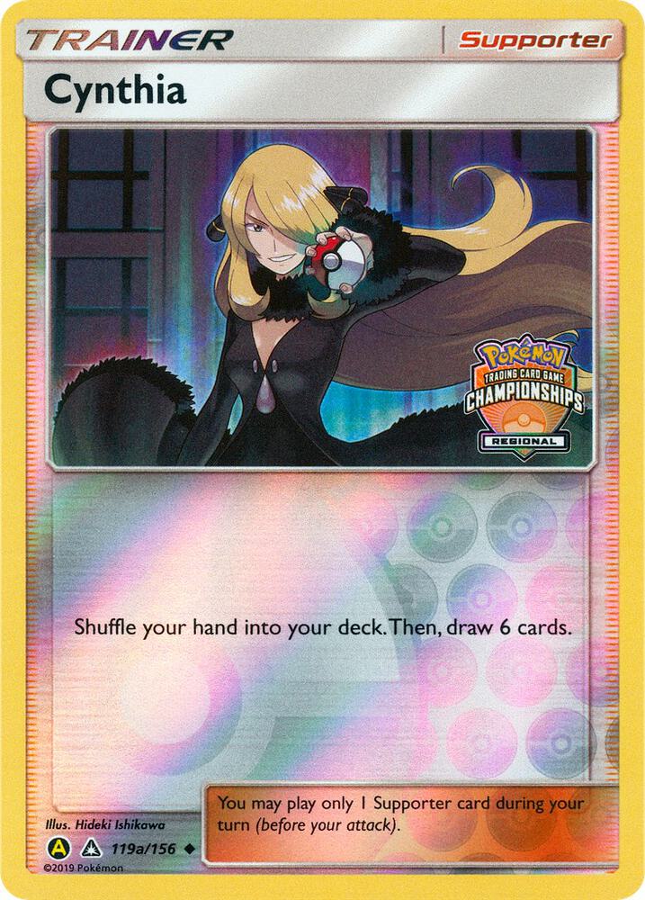Cynthia 119a 156 Regional Championships 119a/156 (League & Championship Cards)  - Reverse Holofoil | Good Games Adelaide SA