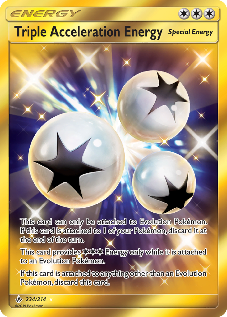 Triple Acceleration Energy (234/214) [Sun & Moon: Unbroken Bonds] | Good Games Adelaide SA