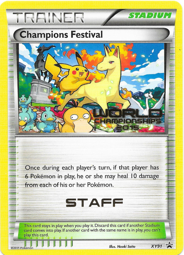 Champions Festival (XY91) (2015 Quarter Finalist) [XY: Black Star Promos] | Good Games Adelaide SA