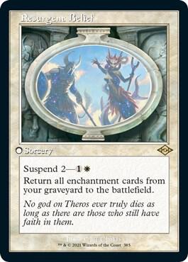 Resurgent Belief Retro Frame Foil Etched 385 (Modern Horizons 2)  - Foil | Good Games Adelaide SA