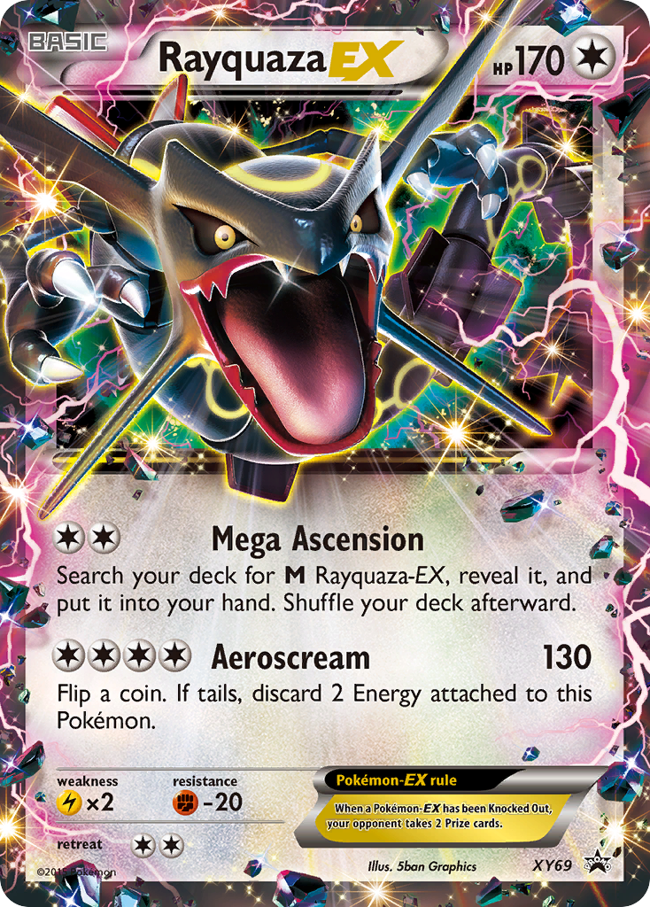 Rayquaza EX (XY69) (Shiny) [XY: Black Star Promos] | Good Games Adelaide SA