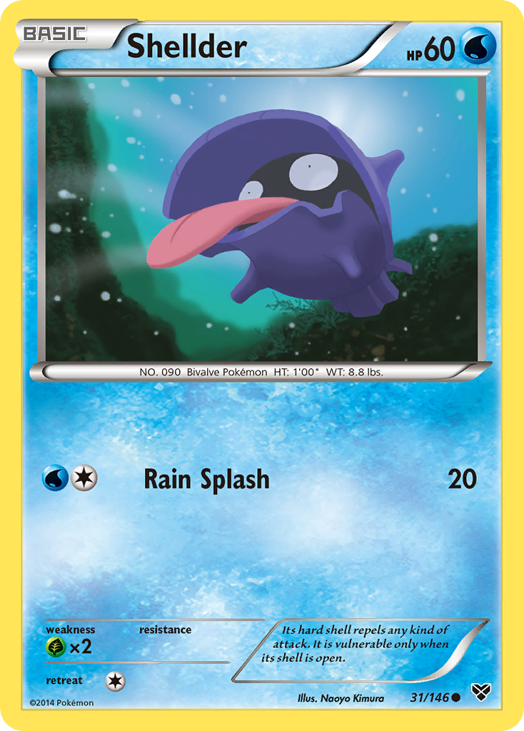 Shellder (31/146) [XY: Base Set] | Good Games Adelaide SA