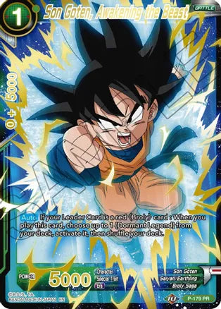 Son Goten, Awakening the Beast (Gold Stamped) [P-179] | Good Games Adelaide SA