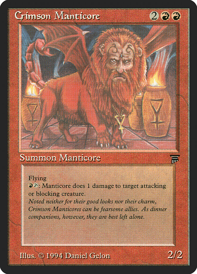 Crimson Manticore [Legends] | Good Games Adelaide SA