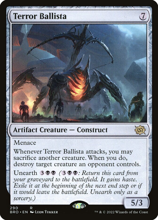 Terror Ballista 290 (The Brothers' War)  - Foil | Good Games Adelaide SA