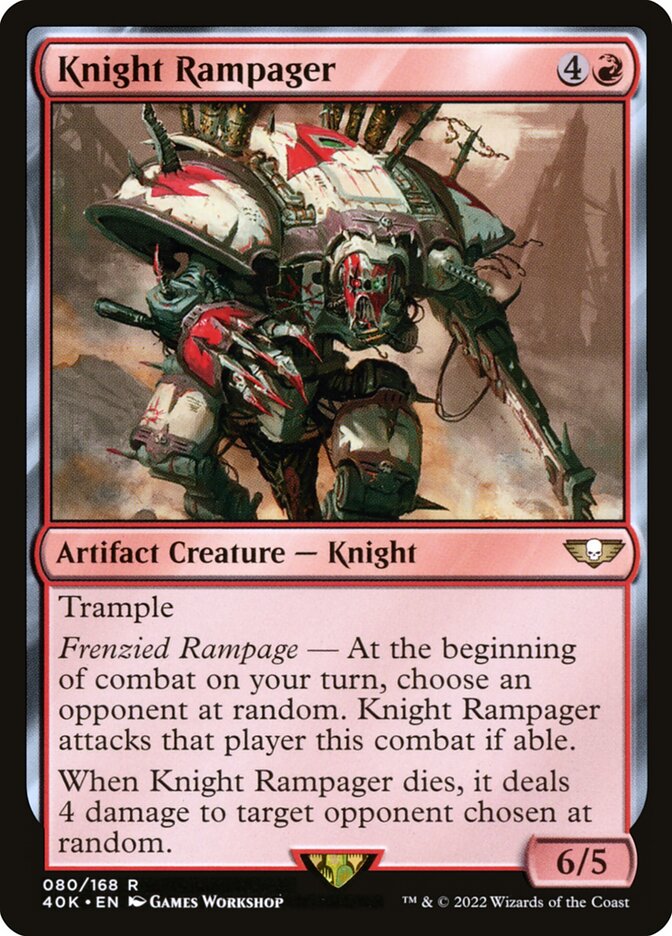 Knight Rampager 80 (Universes Beyond: Warhammer 40,000)  | Good Games Adelaide SA