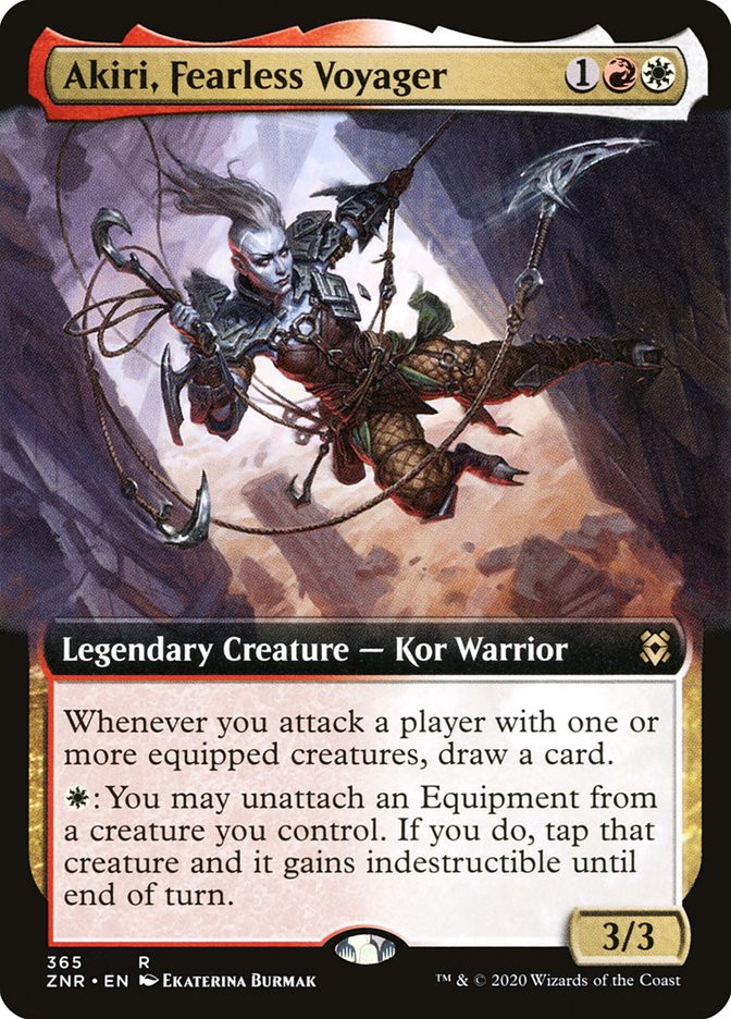 Akiri, Fearless Voyager (Extended Art) [Zendikar Rising] | Good Games Adelaide SA