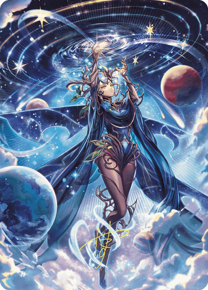 Omniscience Anime Art Card Gold Stamped Signature 78 (Art Series: Wilds of Eldraine)  | Good Games Adelaide SA