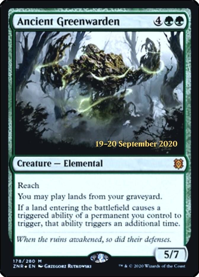 Ancient Greenwarden 178 (Prerelease Cards)  - Foil | Good Games Adelaide SA