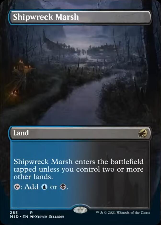 Shipwreck Marsh (Borderless) [Innistrad: Midnight Hunt] | Good Games Adelaide SA