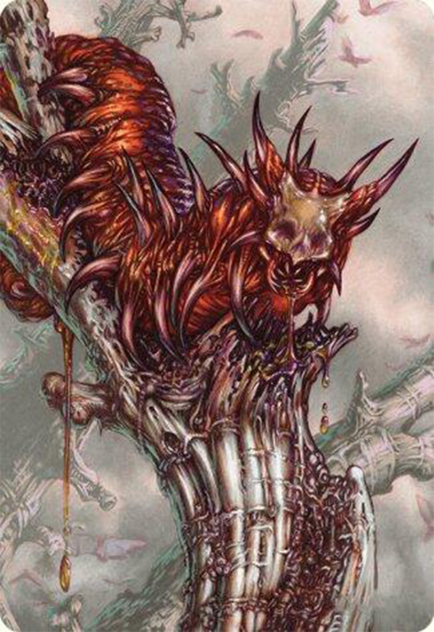 Grist, Voracious Larva Art Card [Modern Horizons 3 Art Series] | Good Games Adelaide SA