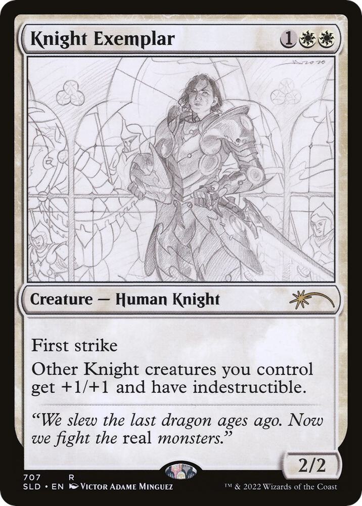 Knight Exemplar 707 (Secret Lair Drop Series)  | Good Games Adelaide SA