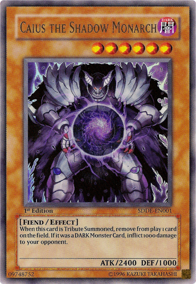 Caius the Shadow Monarch [SDDE-EN001] Ultra Rare | Good Games Adelaide SA