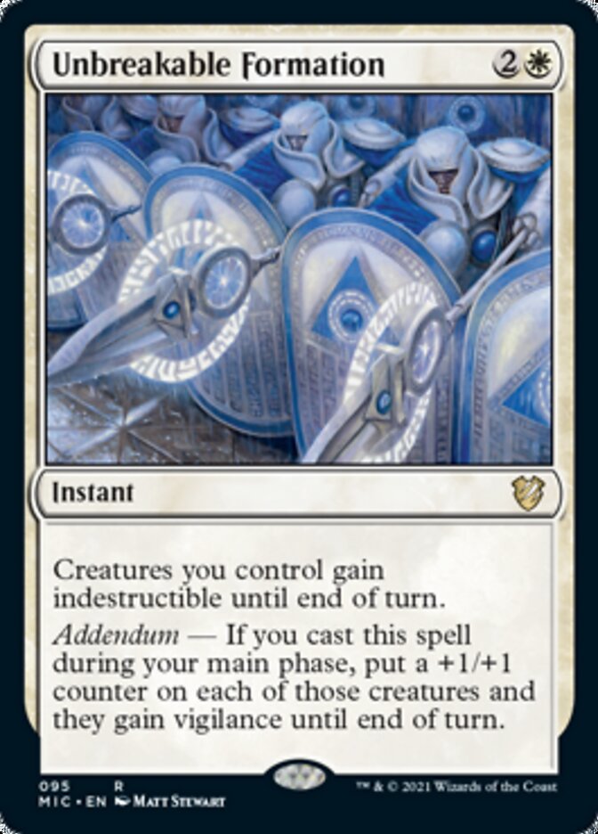 Unbreakable Formation [Innistrad: Midnight Hunt Commander] | Good Games Adelaide SA