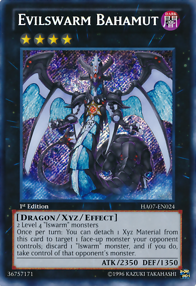 Evilswarm Bahamut [HA07-EN024] Secret Rare | Good Games Adelaide SA