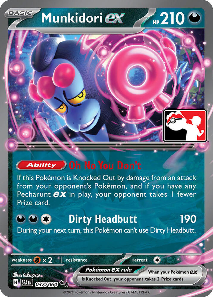 Munkidori ex Series 6 037/064 (Prize Pack Series Cards)  - Holofoil | Good Games Adelaide SA