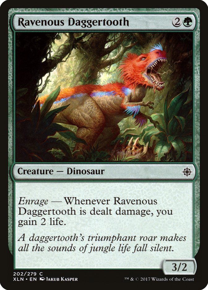 Ravenous Daggertooth 202 (Ixalan)  - Foil | Good Games Adelaide SA