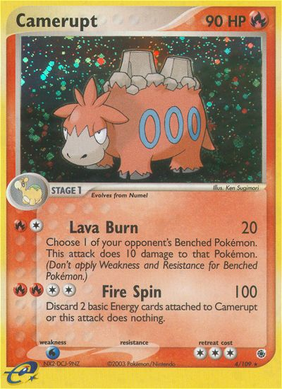 Camerupt (4/109) [EX: Ruby & Sapphire] | Good Games Adelaide SA