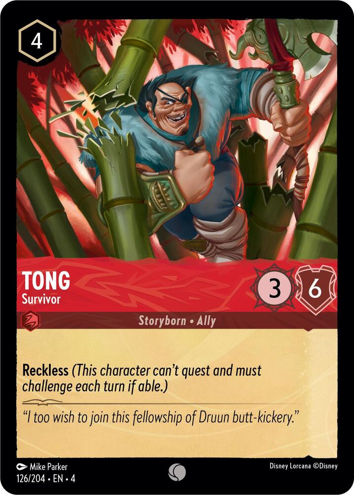 Tong Survivor 126/204 (Ursula's Return)  | Good Games Adelaide SA