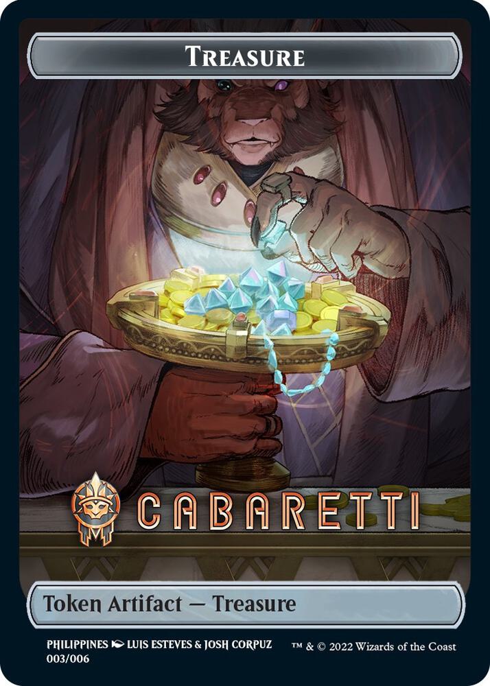 Treasure Token Cabaretti SEA Exclusive 003/006 (Streets of New Capenna)  | Good Games Adelaide SA