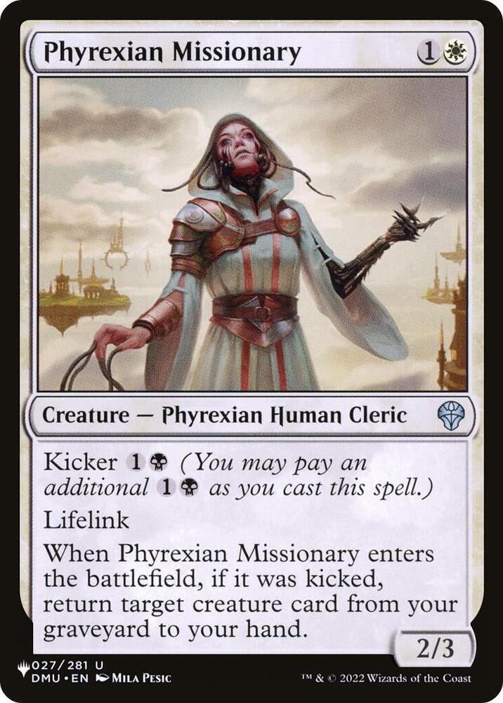 Phyrexian Missionary 027/281 (The List Reprints)  | Good Games Adelaide SA