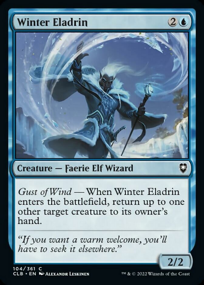 Winter Eladrin [Commander Legends: Battle for Baldur's Gate] | Good Games Adelaide SA