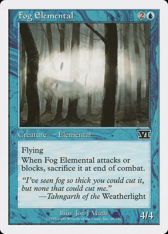 Fog Elemental [Classic Sixth Edition] | Good Games Adelaide SA