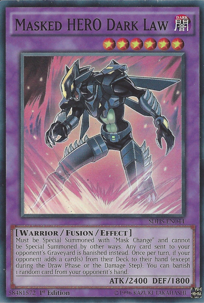 Masked Hero Dark Law [SDHS-EN044] Super Rare | Good Games Adelaide SA