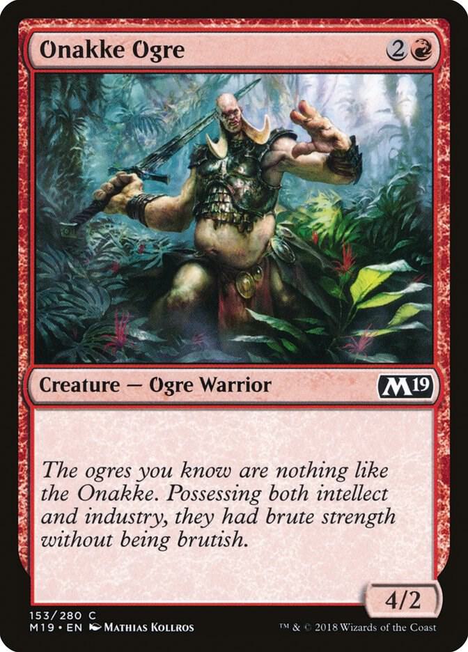 Onakke Ogre 153 (Core Set 2019)  - Foil | Good Games Adelaide SA
