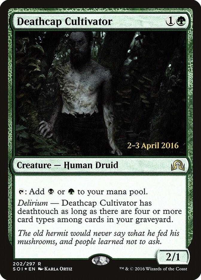Deathcap Cultivator 202 (Prerelease Cards)  - Foil | Good Games Adelaide SA