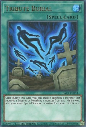 Tribute Burial [LART-EN053] Ultra Rare | Good Games Adelaide SA