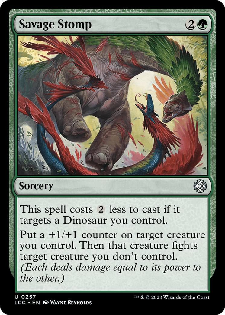 Savage Stomp [The Lost Caverns of Ixalan Commander] | Good Games Adelaide SA