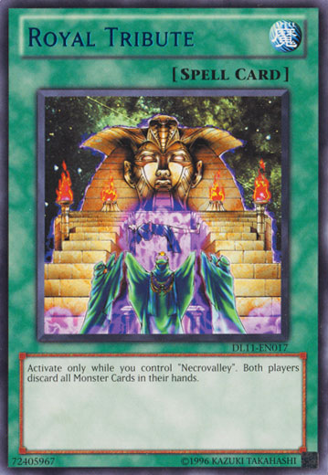 Royal Tribute (Blue) [DL11-EN017] Rare | Good Games Adelaide SA