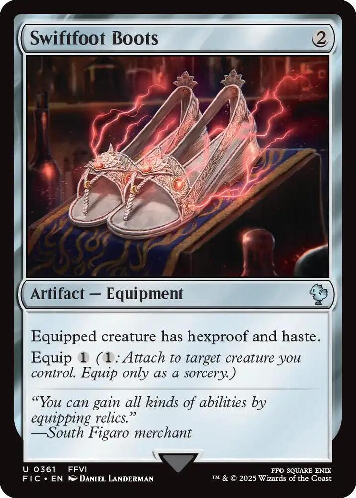 Swiftfoot Boots  361 (Commander: FINAL FANTASY)  - Foil | Good Games Adelaide SA