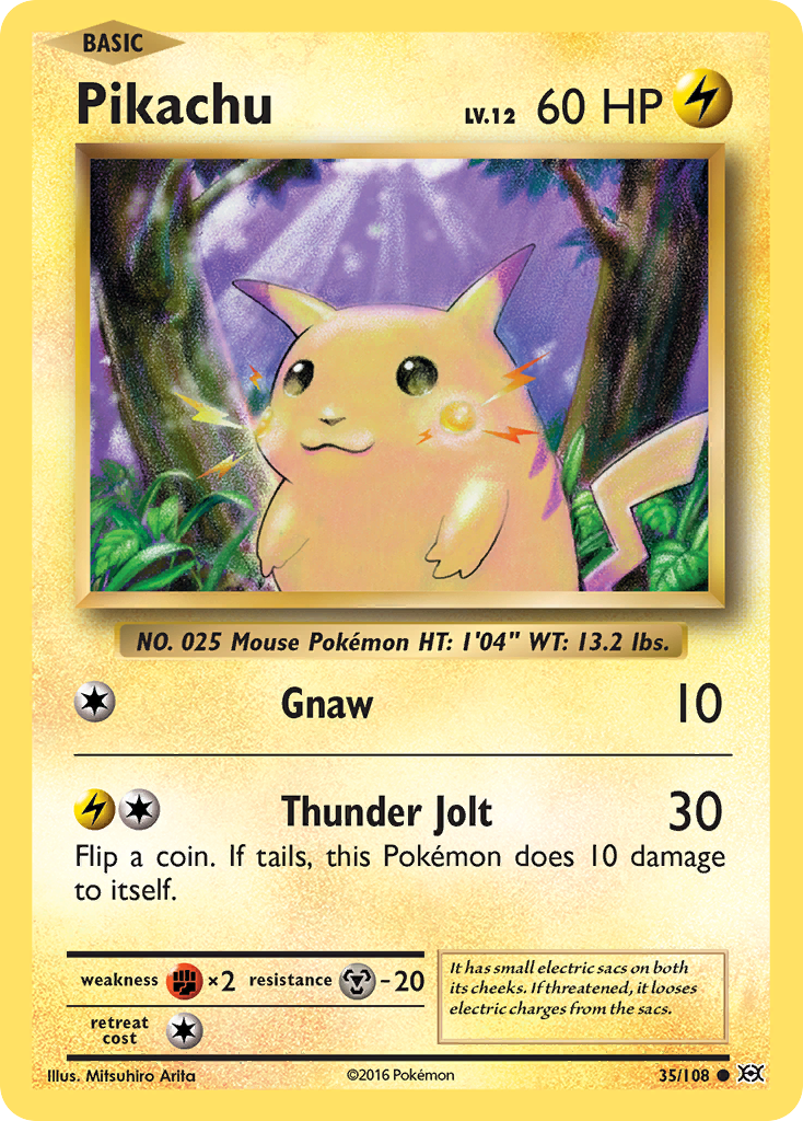 Pikachu (35/108) [XY: Evolutions] | Good Games Adelaide SA