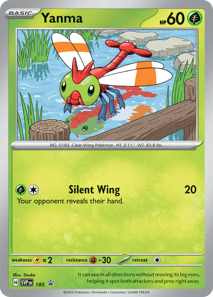 Yanma 185 (SV: Scarlet & Violet Promo Cards)  - Holofoil | Good Games Adelaide SA