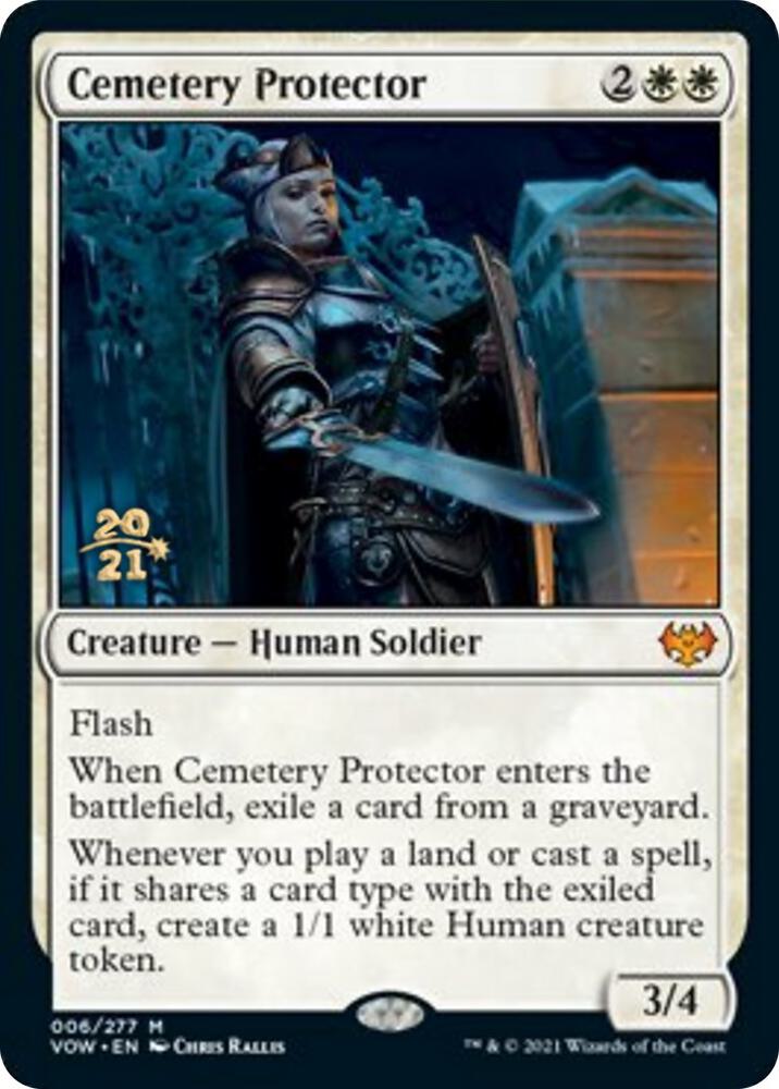 Cemetery Protector 6 (Prerelease Cards)  - Foil | Good Games Adelaide SA
