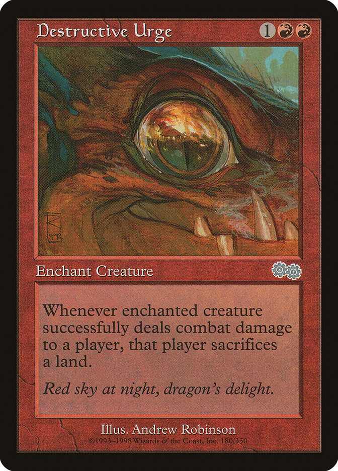 Destructive Urge 180 (Urza's Saga)  | Good Games Adelaide SA