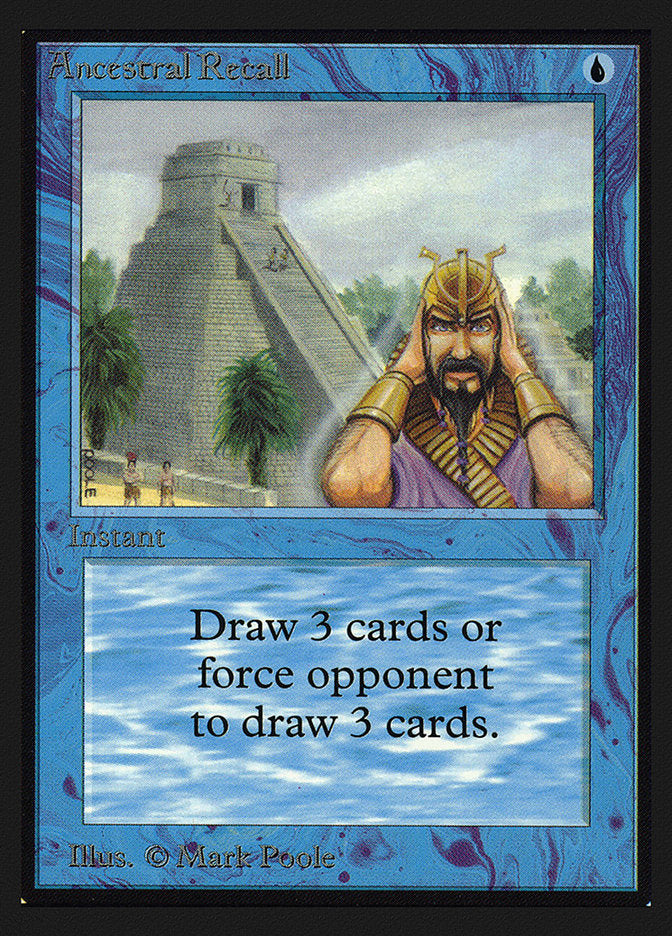 Ancestral Recall (IE) [Intl. Collectors’ Edition] | Good Games Adelaide SA