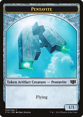 Myr // Pentavite Double-sided Token [Commander 2014 Tokens] | Good Games Adelaide SA