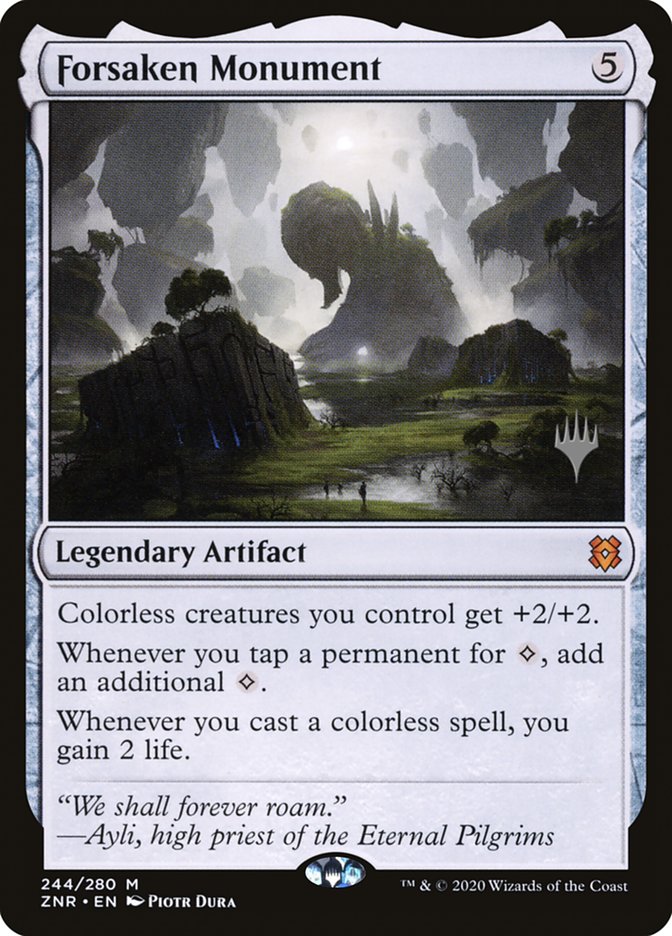 Forsaken Monument (Promo Pack) [Zendikar Rising Promos] | Good Games Adelaide SA