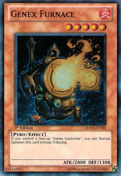 Genex Furnace [HA02-EN005] Super Rare | Good Games Adelaide SA