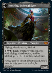 Henrika Domnathi // Henrika, Infernal Seer [Innistrad: Crimson Vow] | Good Games Adelaide SA