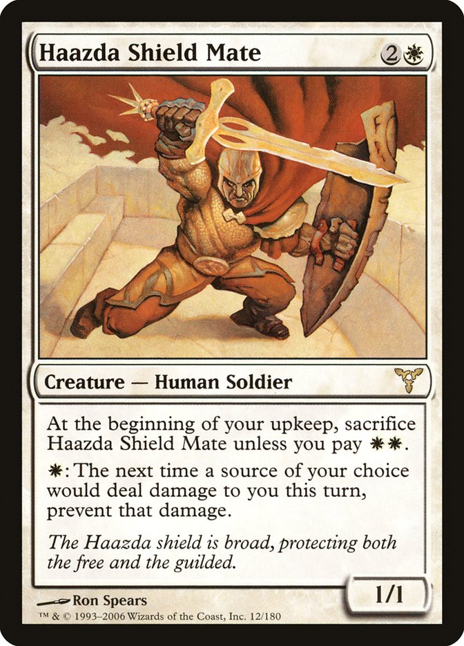 Haazda Shield Mate 12 (Dissension)  - Foil | Good Games Adelaide SA