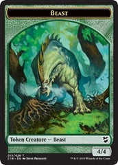 Beast (013) // Plant Double-sided Token [Commander 2018 Tokens] | Good Games Adelaide SA