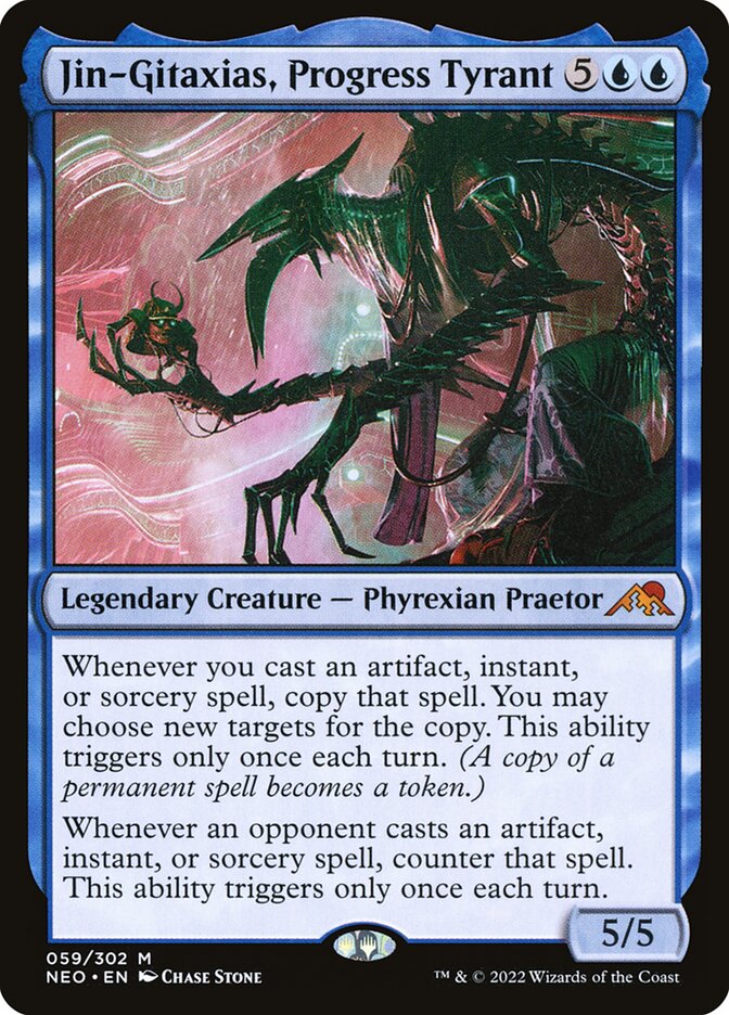 Jin-Gitaxias, Progress Tyrant 59 (Kamigawa: Neon Dynasty)  | Good Games Adelaide SA