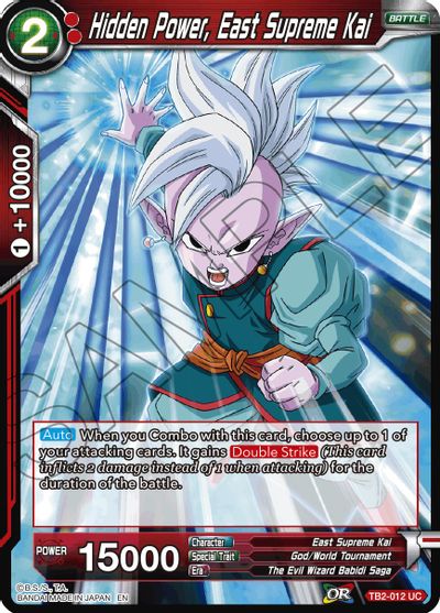 Hidden Power, East Supreme Kai (Reprint) (TB2-012) [Battle Evolution Booster] | Good Games Adelaide SA