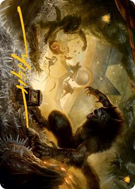 Storm the Festival Art Card Gold Stamped Signature 54 (Art Series: Innistrad: Midnight Hunt)  | Good Games Adelaide SA