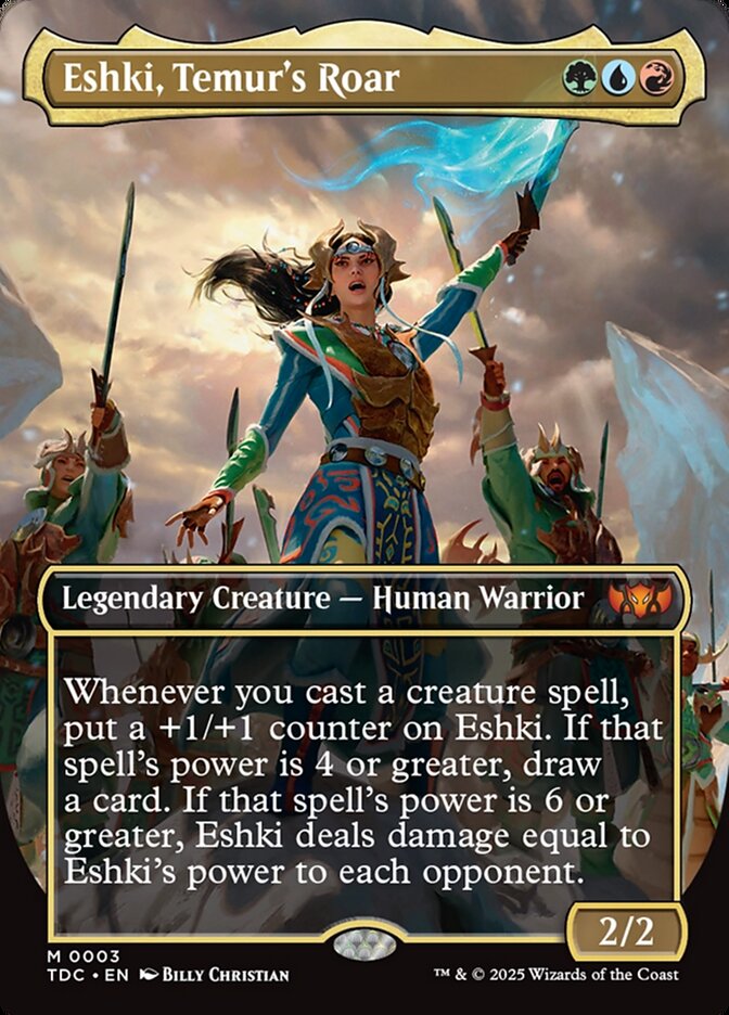 Eshki, Temur's Roar 3 (Commander: Tarkir: Dragonstorm)  - Foil | Good Games Adelaide SA